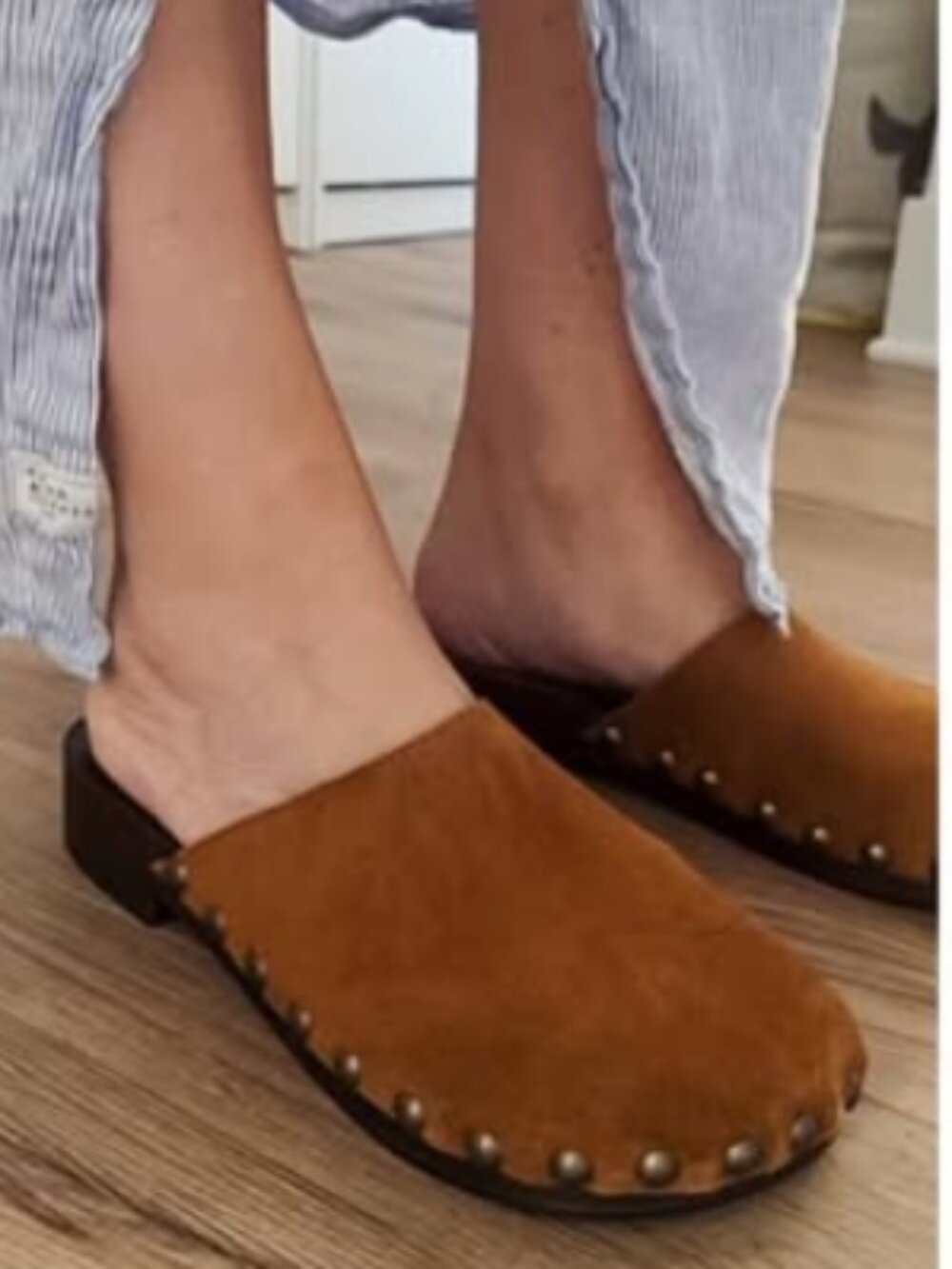 DOLCE VITA Alanis Clogs Suede 3M7269 Made in Italy NEW in box - Picture 5 of 5